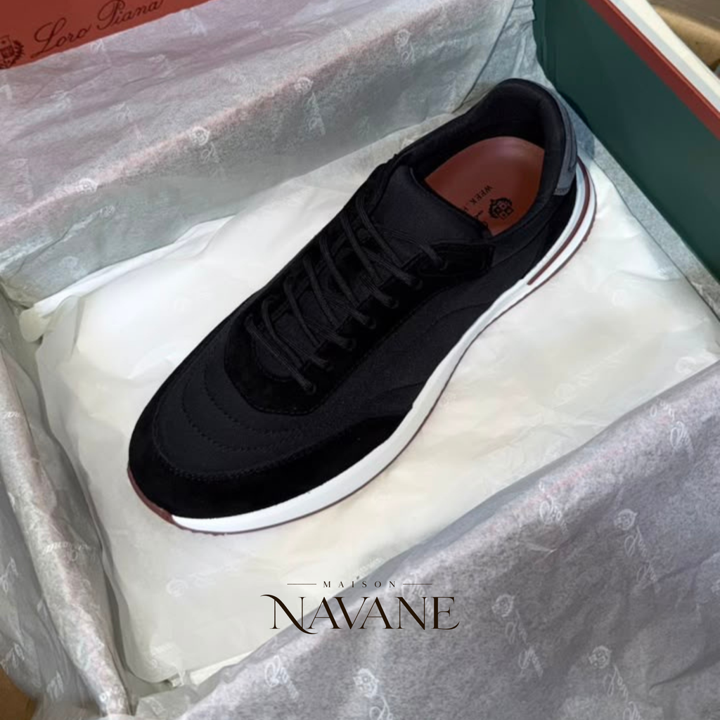 L.P LA SNEAKER MODULAR WALK — TOILE TECHNIQUE & VEAU VELOURS