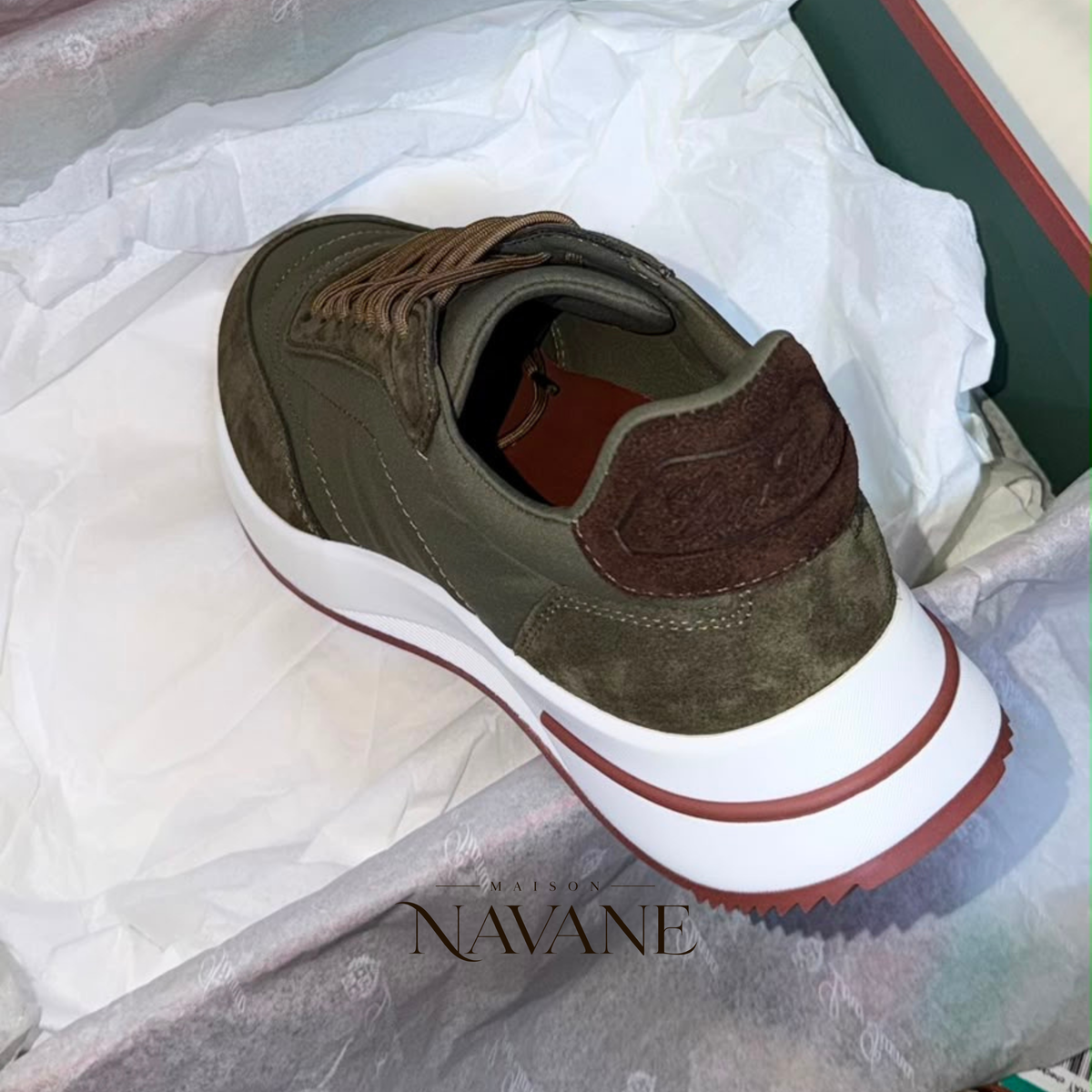 L.P LA SNEAKER MODULAR WALK — TOILE TECHNIQUE & VEAU VELOURS