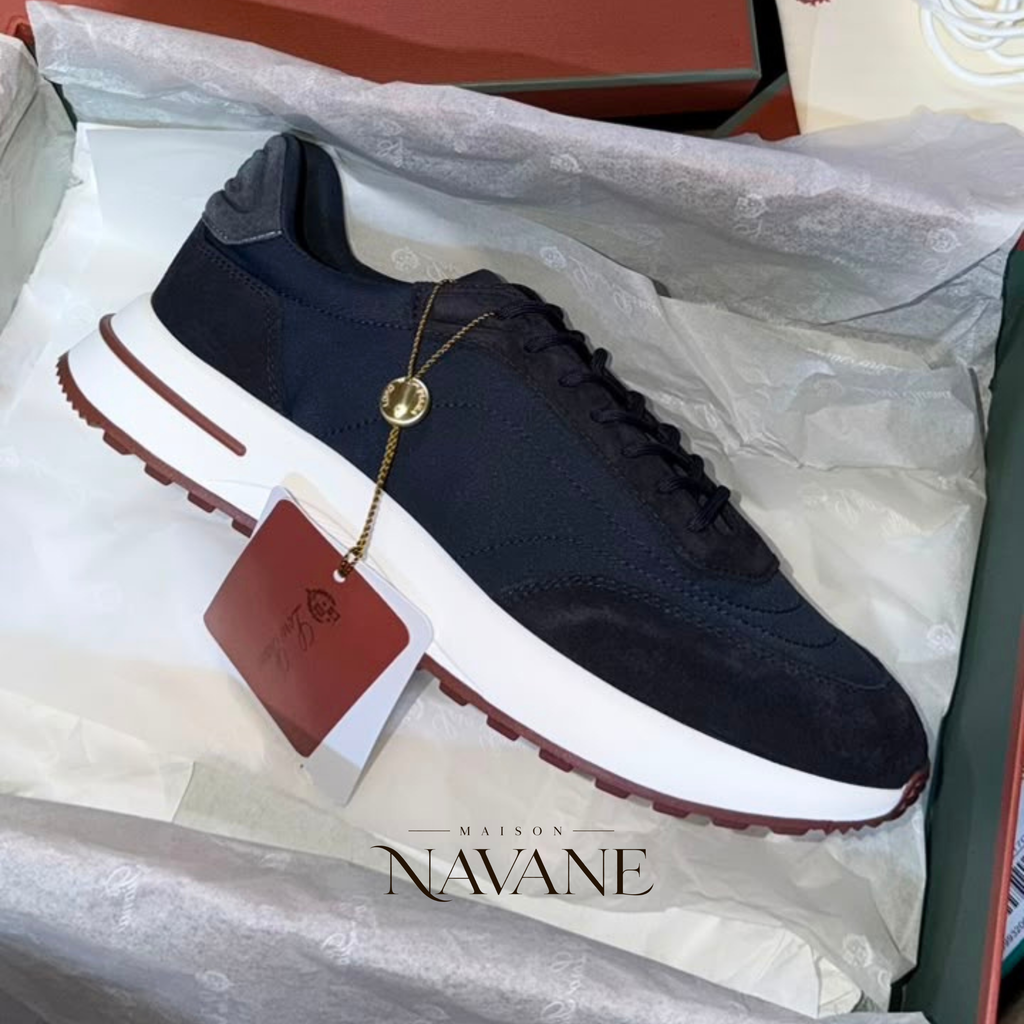 L.P LA SNEAKER MODULAR WALK — TOILE TECHNIQUE & VEAU VELOURS