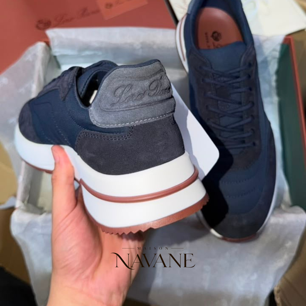 L.P LA SNEAKER MODULAR WALK — TOILE TECHNIQUE & VEAU VELOURS
