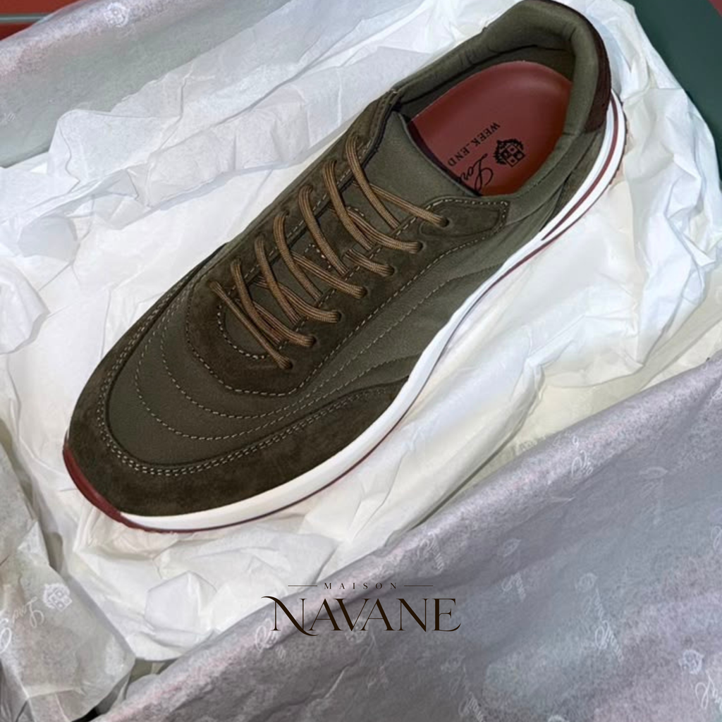 L.P LA SNEAKER MODULAR WALK — TOILE TECHNIQUE & VEAU VELOURS
