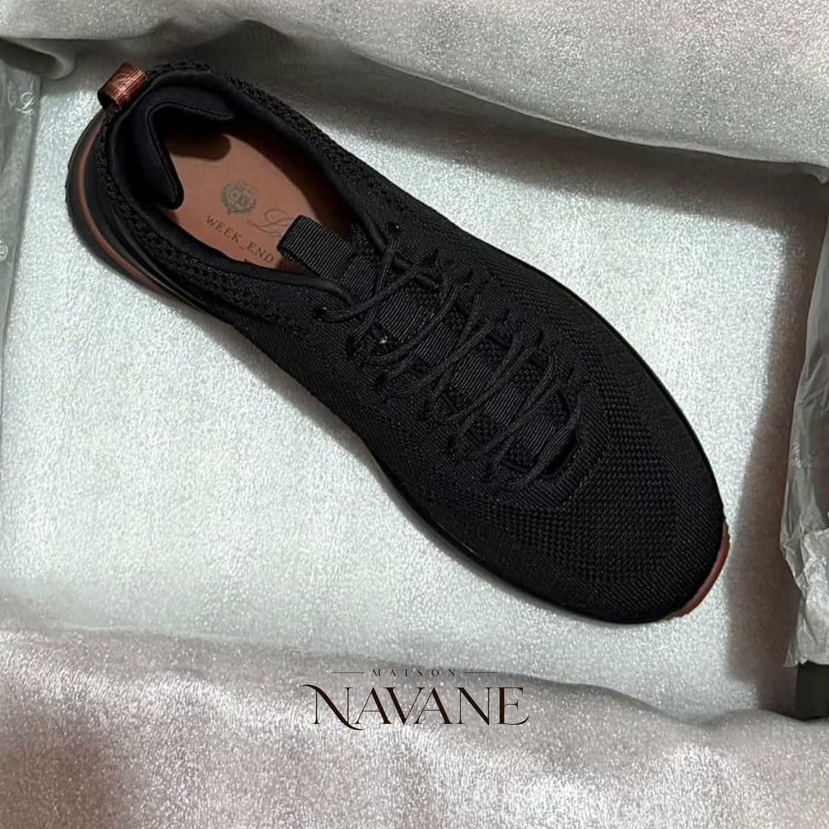 L.P LA SNEAKER MODULAR WALK — MAILLE TECHNIQUE & VEAU VELOURS