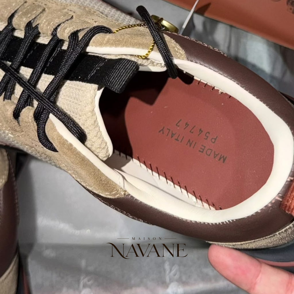 L.P LA SNEAKER MODULAR WALK — MAILLE TECHNIQUE & VEAU VELOURS