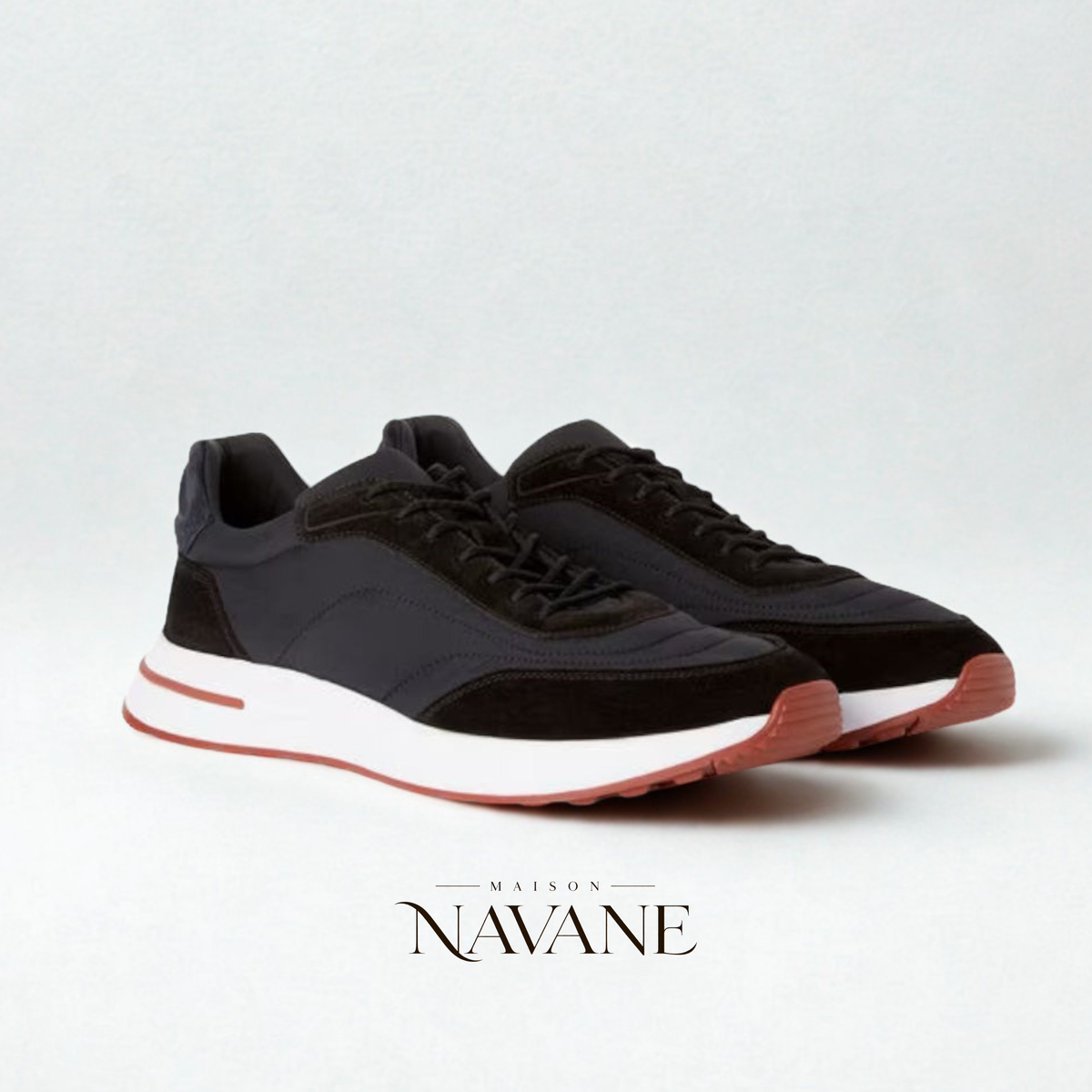L.P LA SNEAKER MODULAR WALK — TOILE TECHNIQUE & VEAU VELOURS