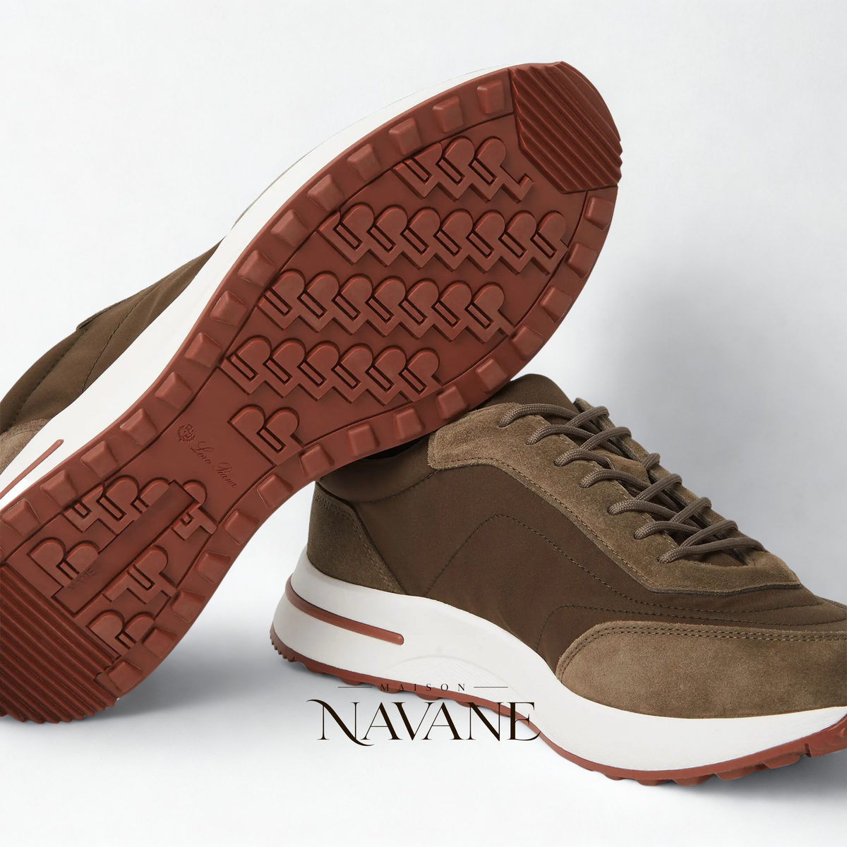 L.P LA SNEAKER MODULAR WALK — TOILE TECHNIQUE & VEAU VELOURS
