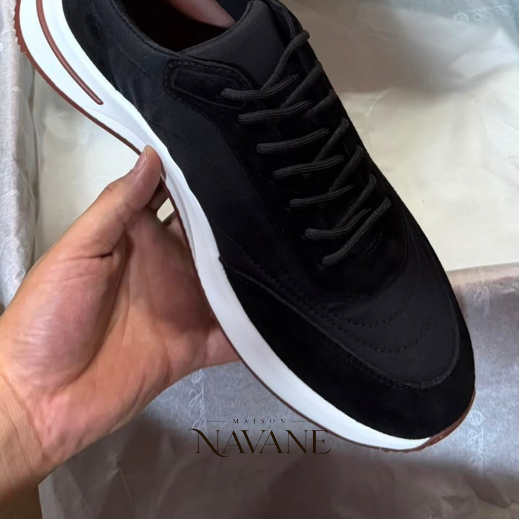 L.P LA SNEAKER MODULAR WALK — TOILE TECHNIQUE & VEAU VELOURS