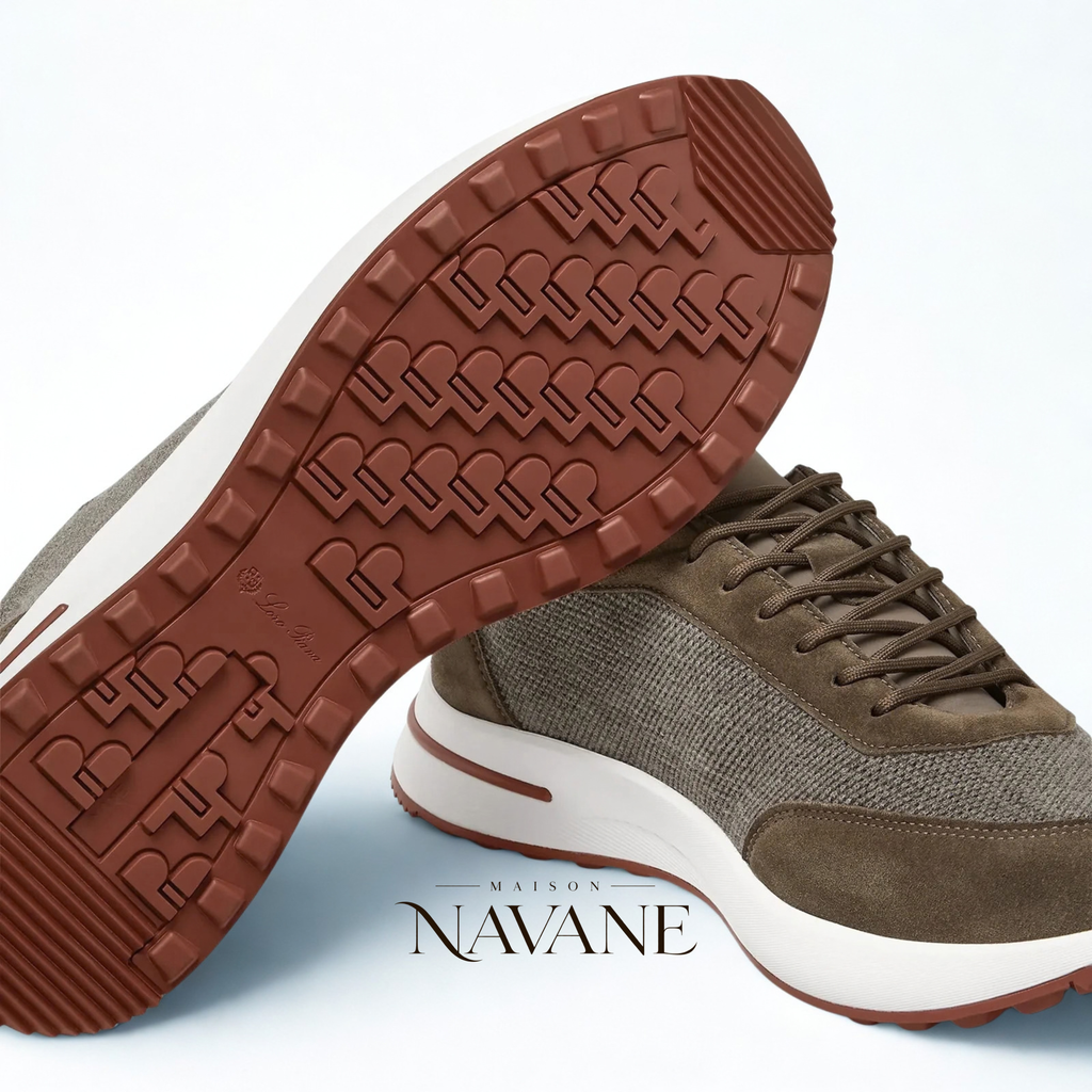 L.P LA SNEAKER MODULAR WALK — MAILLE TECHNIQUE & VEAU VELOURS