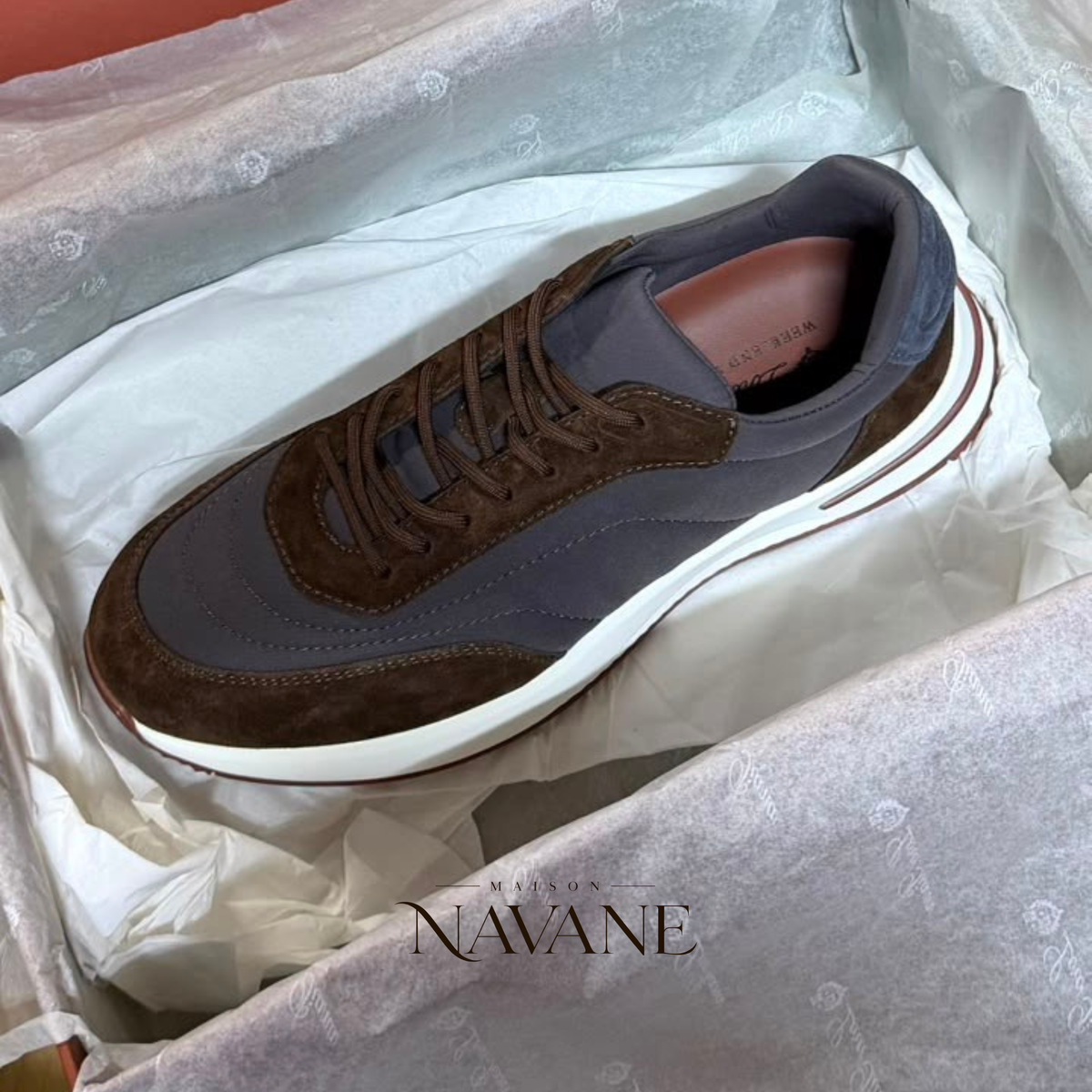 L.P LA SNEAKER MODULAR WALK — TOILE TECHNIQUE & VEAU VELOURS