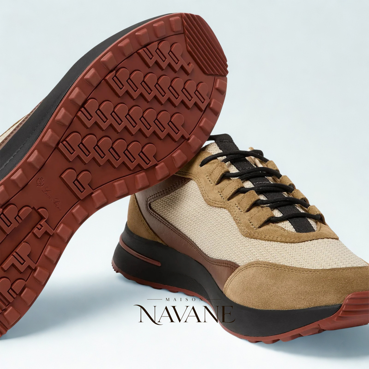 L.P LA SNEAKER MODULAR WALK — MAILLE TECHNIQUE & VEAU VELOURS